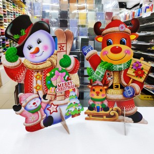 X'MAS DECORATION WITH STAND 52CM KT