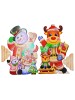 X'MAS DECORATION WITH STAND 52CM KT