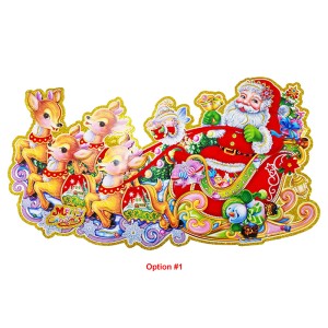 X'MAS PP DECORATION 52*86CM