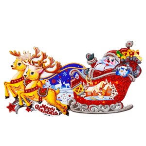 X'MAS PP DECORATION 23*44CM