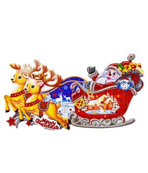 X'MAS PP DECORATION 23*44CM