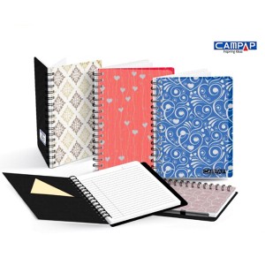 CAMPAP CA3286 A5+ WIRE-O PP COVER NOTEBOOK 80S