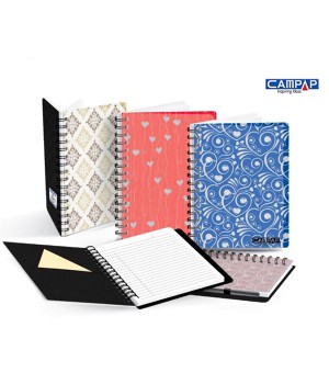 CAMPAP CA3286 A5+ WIRE-O PP COVER NOTEBOOK 80S