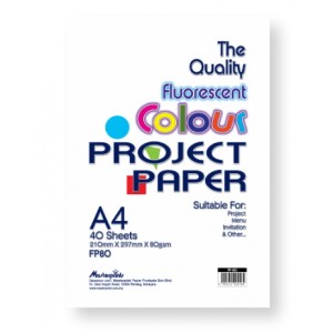 FP-80 FLUO COL.PROJECT PAPER 80gsm 40s 